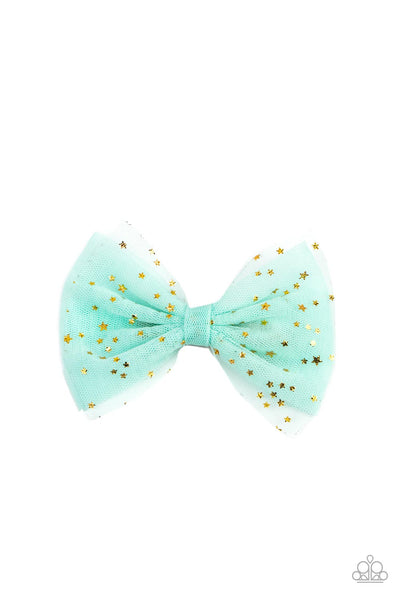 Twinkly Tulle - Green Paparazzi Hair Clip Accessories