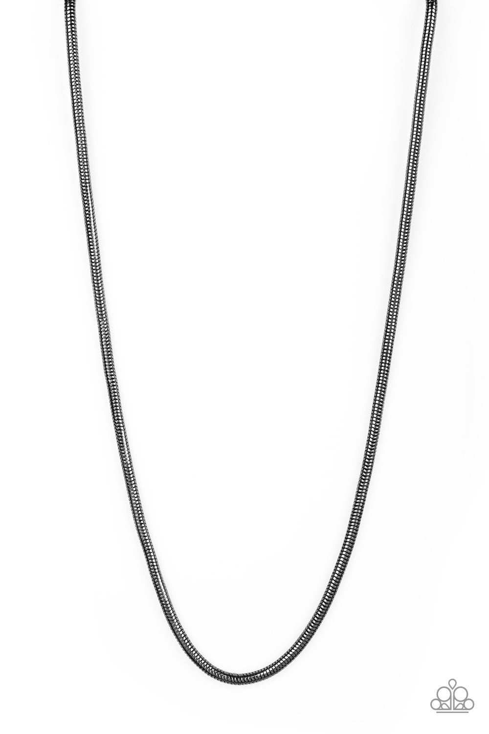 Paparazzi Men's Necklace - Victory Lap - Black (PZ-153)