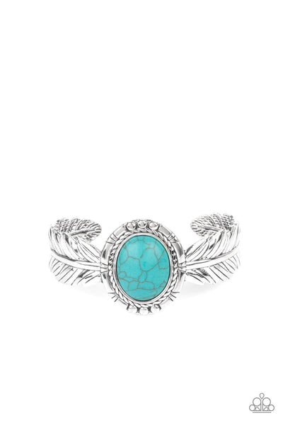 Western Wings - Blue Paparazzi Cuff Bracelet