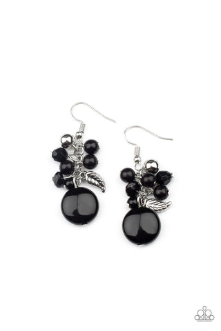 Whimsically Musical - Black Paparazzi Earrings