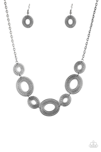 Basically Baltic - Black Paparazzi Necklace