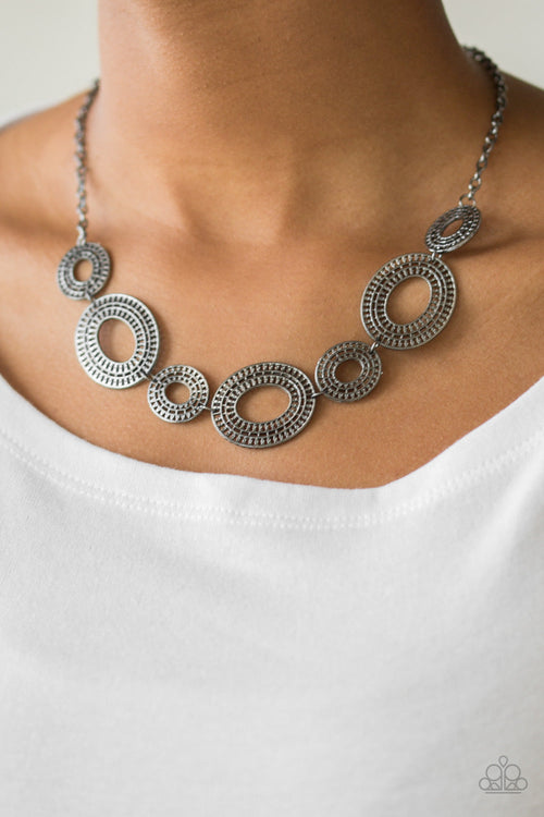 Basically Baltic - Black Paparazzi Necklace