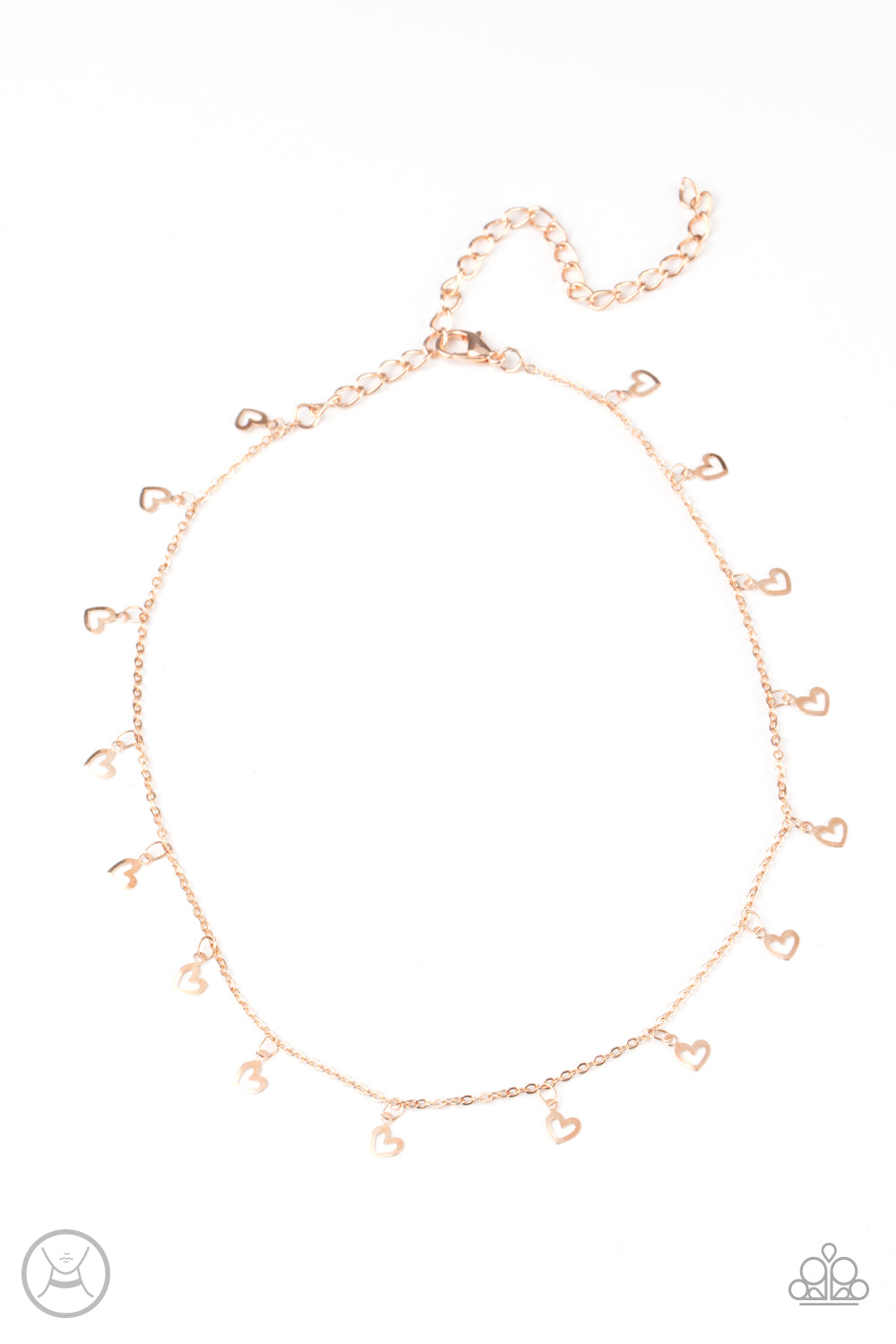 Charismatically Cupid - Rose Gold Paparazzi Necklace (#2574)