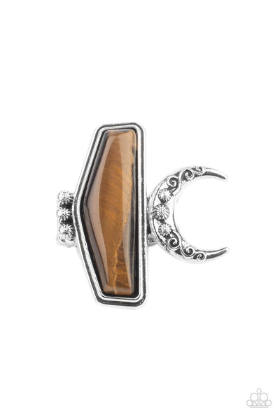 Cosmic Karma - Brown Paparazzi Ring (P59)