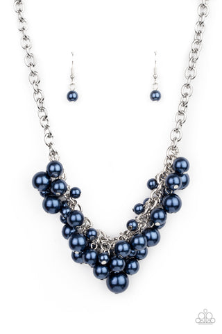 Down For The COUNTESS - Blue Paparazzi Necklace (PZ-187)