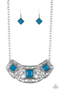 Feeling Inde-PENDANT - Blue Paparazzi Necklace