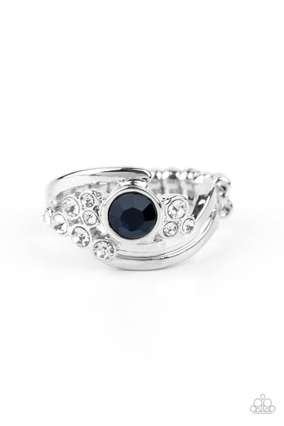 GLOW a Fuse - Blue Paparazzi Ring