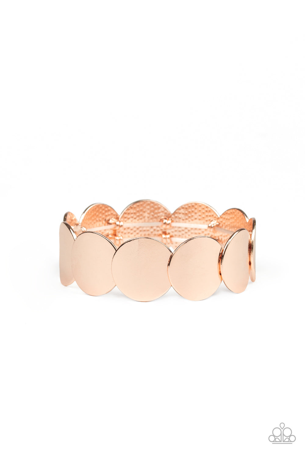 Industrial Influencer - Rose Gold Paparazzi Bracelet (#1984)