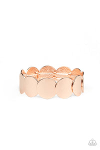 Industrial Influencer - Rose Gold Paparazzi Bracelet (#1984)