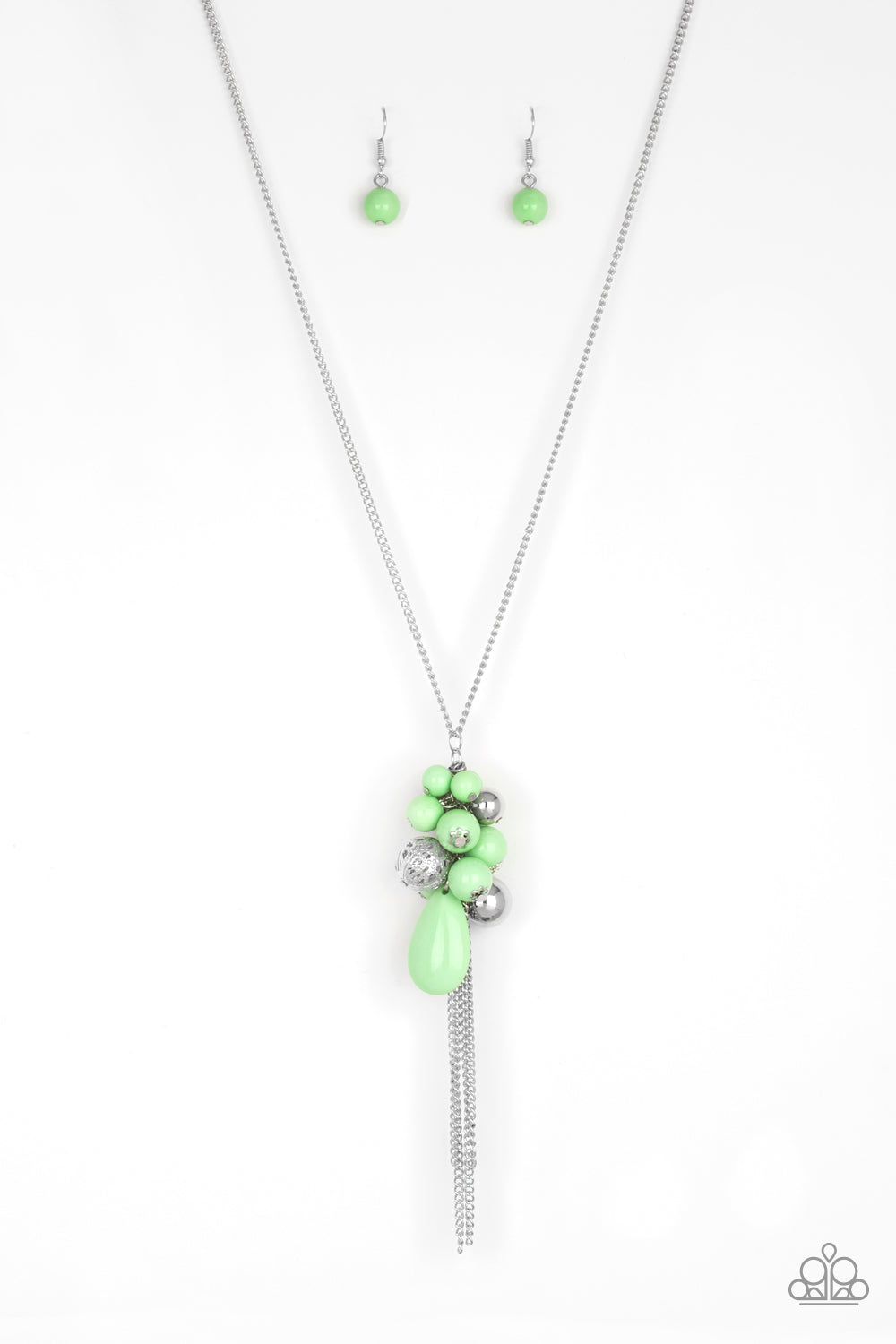 Paparazzi Necklace - Its A Celebration - Green (PZ-535)