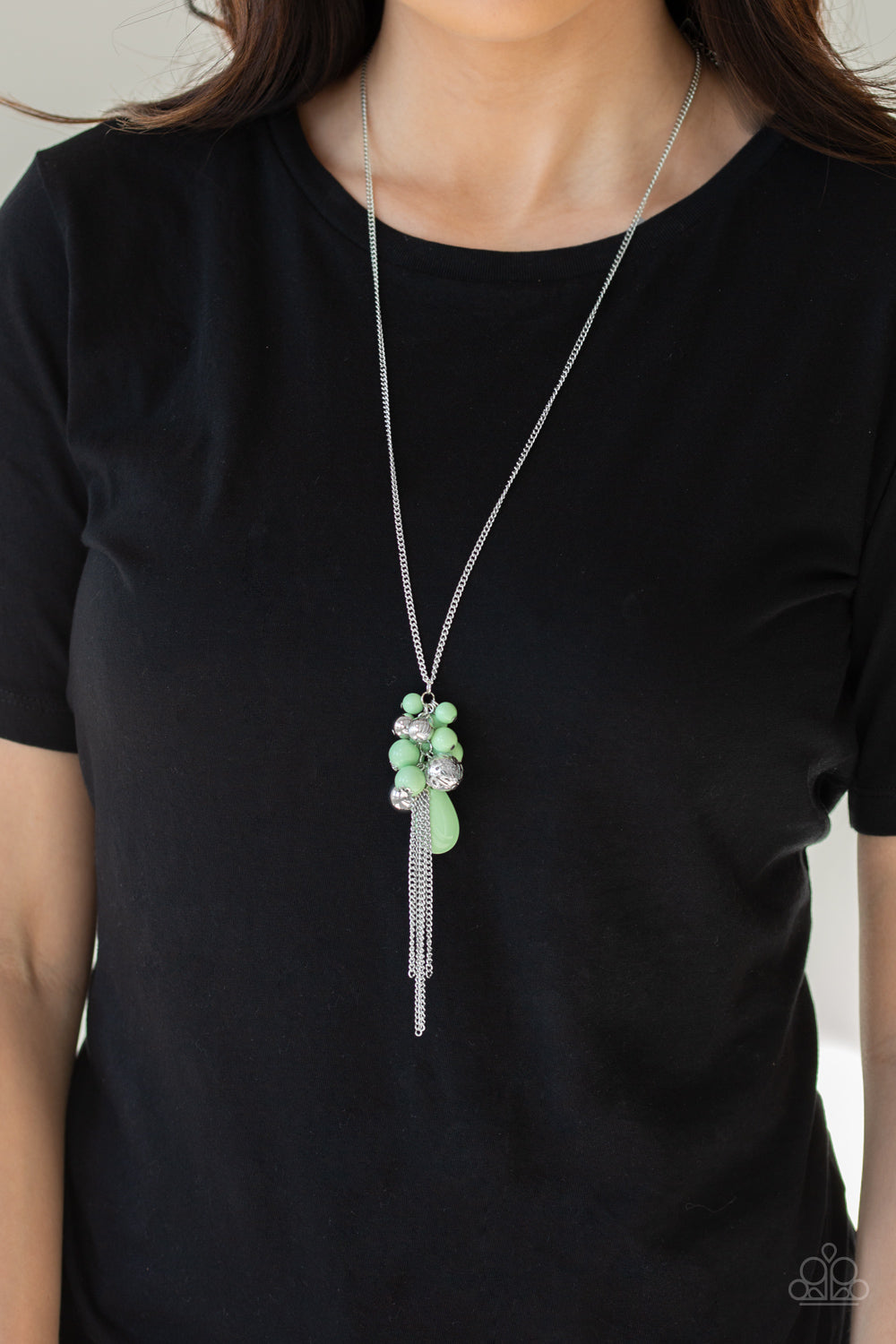 Paparazzi Necklace - Its A Celebration - Green (PZ-535)