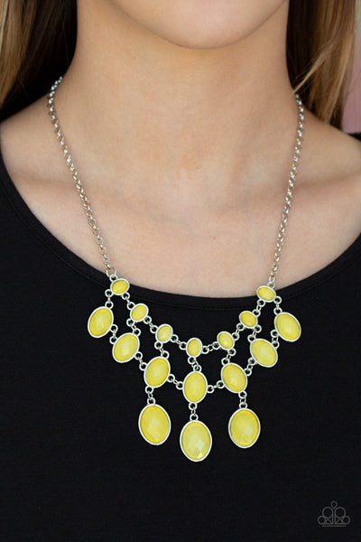 Paparazzi Necklace - Mermaid Marmalade - Yellow (#587)