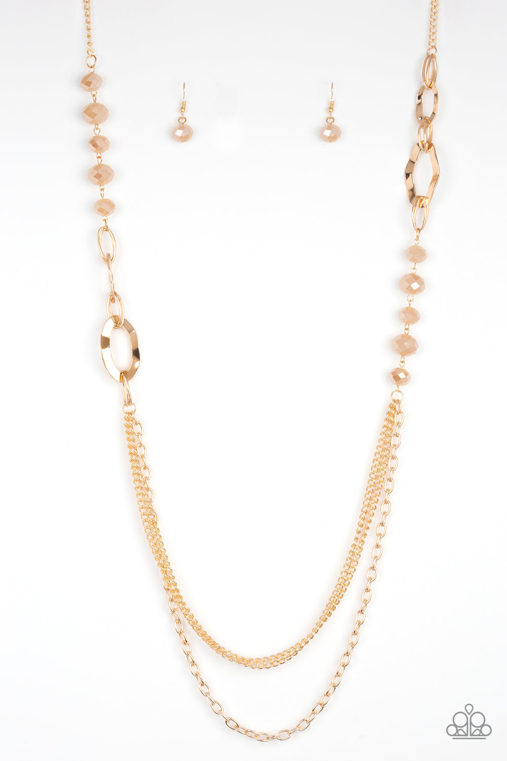 Modern Girl Glam - Gold-Paparazzi Necklace (PZ-980)