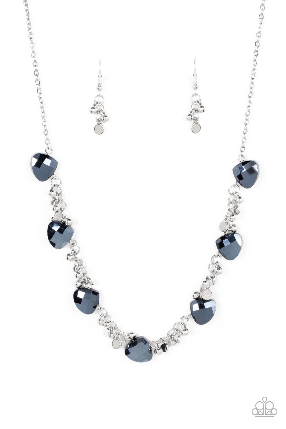 Sassy Super Nova - Blue Paparazzi Necklace (#4875)