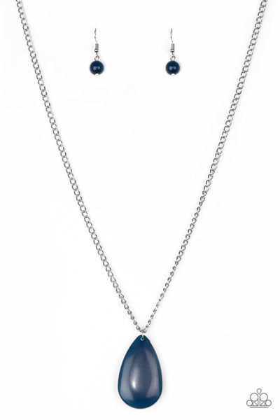 So Pop-YOU-lar - Blue Paparazzi Necklace
