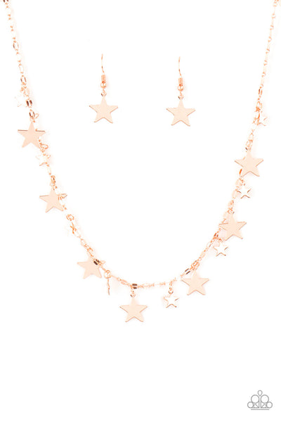 Starry Shindig - Copper Paparazzi Necklace