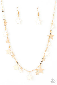 Starry Shindig - Gold Paparazzi Necklace