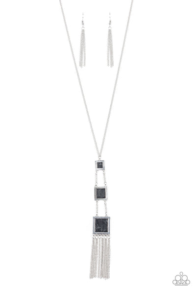 This Land Is Your Land - Black Paparazzi Necklace