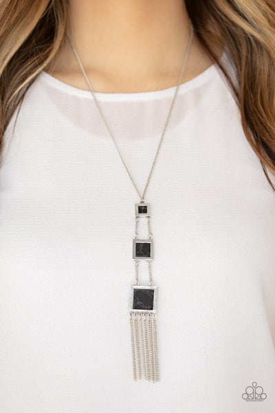 This Land Is Your Land - Black Paparazzi Necklace