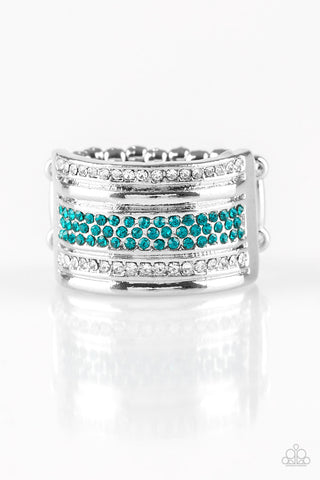 Paparazzi Ring - Top Dollar Drama - Blue (R125)