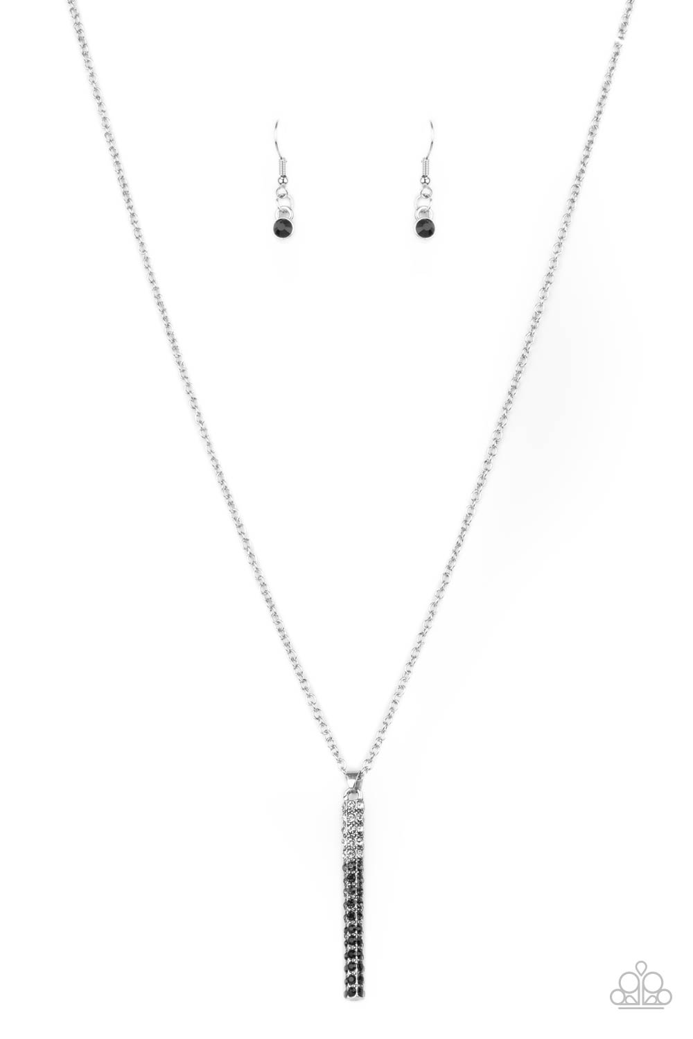 Tower Of Transcendence - Black Paparazzi Necklace (PZ-4491)