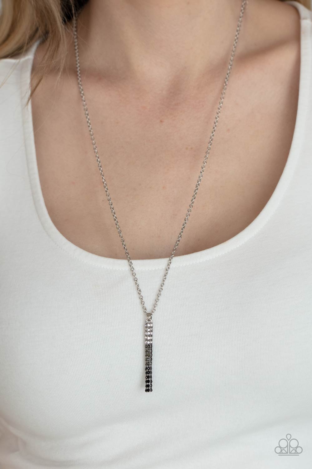 Tower Of Transcendence - Black Paparazzi Necklace (PZ-4491)