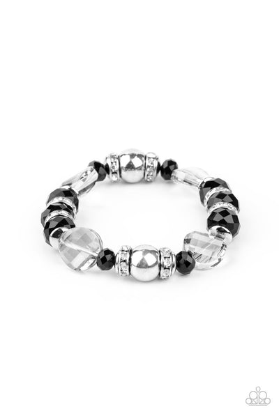 Treat Yourself - Black Paparazzi Bracelet (#1726)