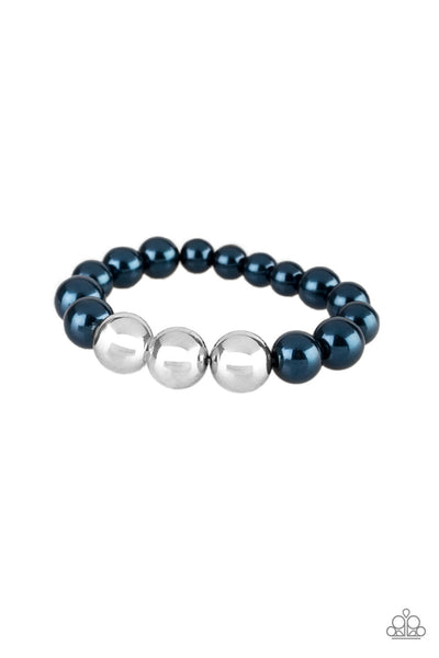 All Dressed UPTOWN - Blue Paparazzi Bracelet