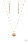 Paparazzi Necklace - America The Beautiful - Gold (PZ-818)