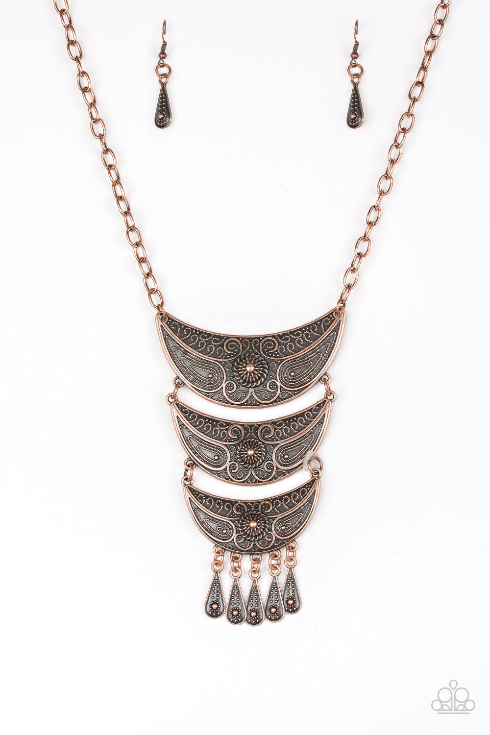 Paparazzi Necklace - Go STEER-Crazy - Copper (#1849)