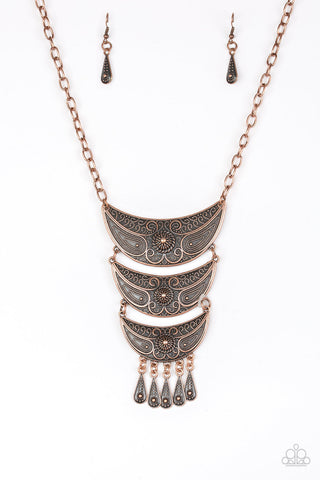 Paparazzi Necklace - Go STEER-Crazy - Copper (#1849)