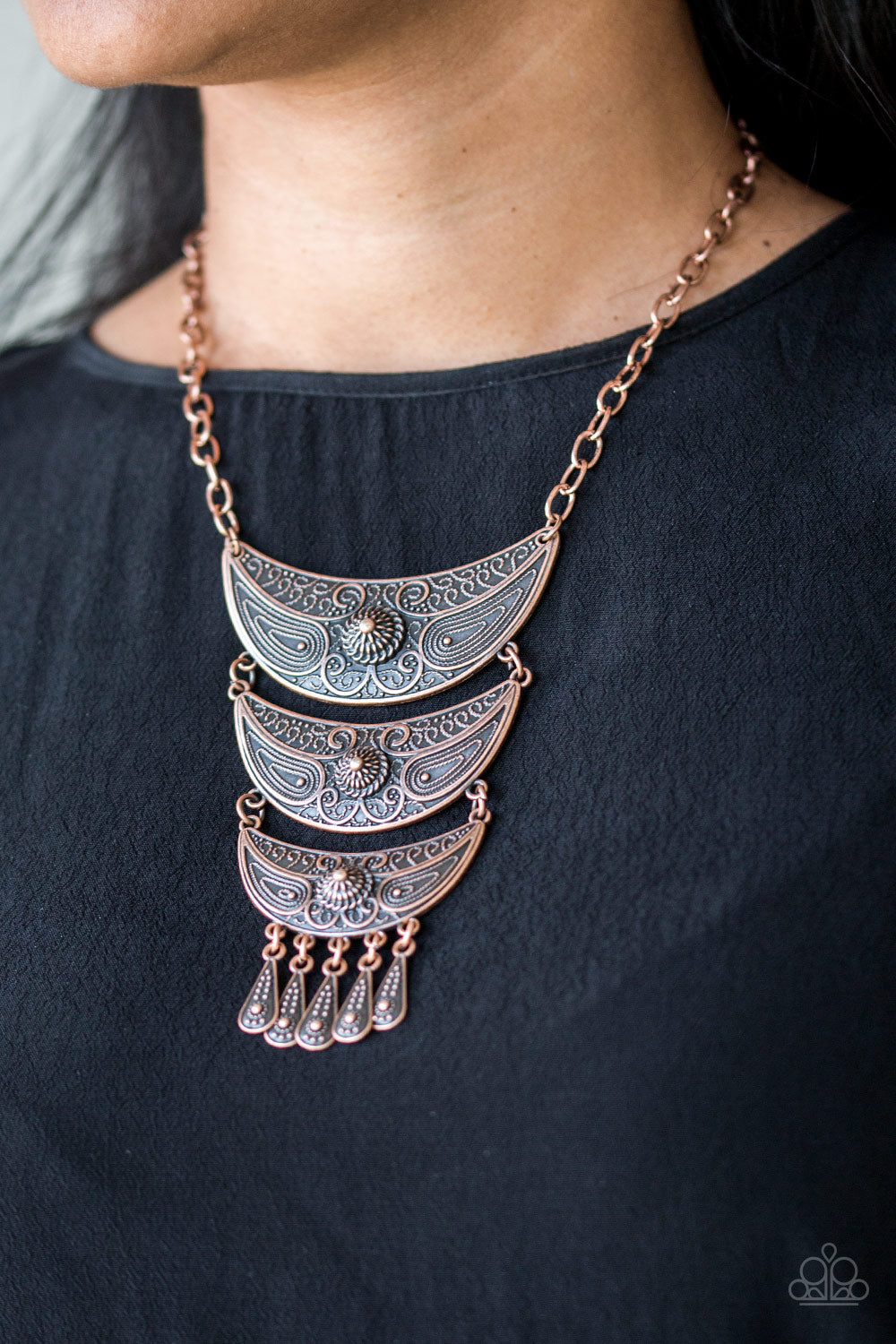 Paparazzi Necklace - Go STEER-Crazy - Copper (#1849)