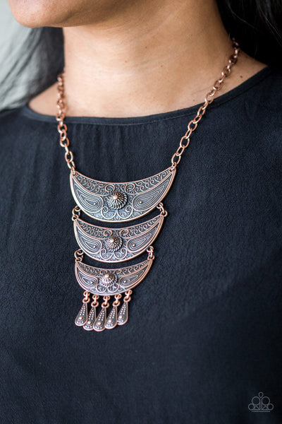 Paparazzi Necklace - Go STEER-Crazy - Copper (#1849)