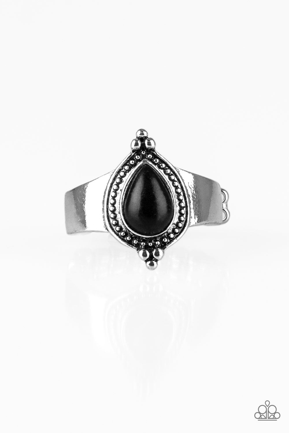 Paparazzi Ring - Mineral Minimalist - Black (R072)