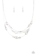 Paparazzi Necklace - Pacific Pageantry - Silver (S003)