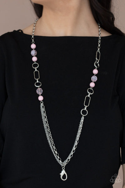 POP-ular Opinion - Pink Paparazzi Lanyard