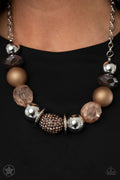 Paparazzi Blockbuster Necklace - A Warm Welcome - Multi