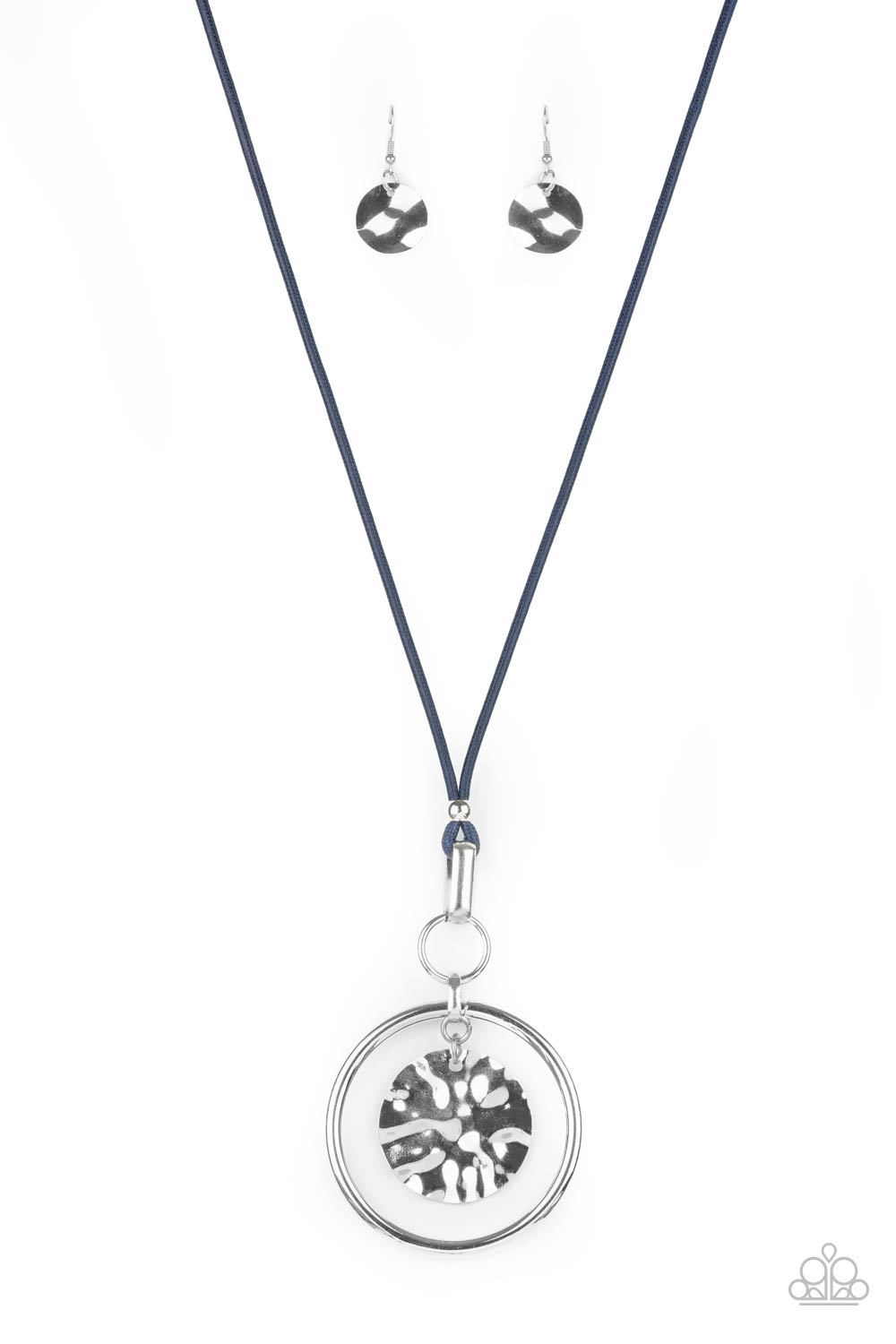CORD-inated Effort - Blue Paparazzi Necklace