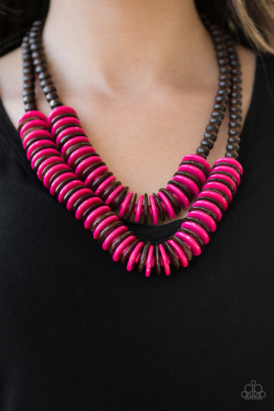 Dominican Disco - Pink - Paparazzi Necklace
