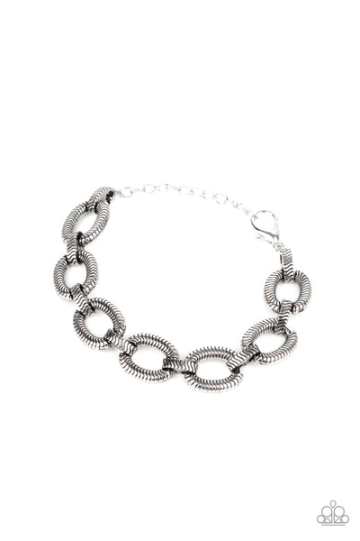 Industrial Amazon - Silver Paparazzi Bracelet