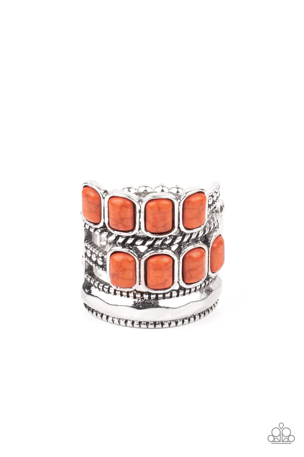 Mojave Monument - Orange Paparazzi Ring Convention 2021 (P28)