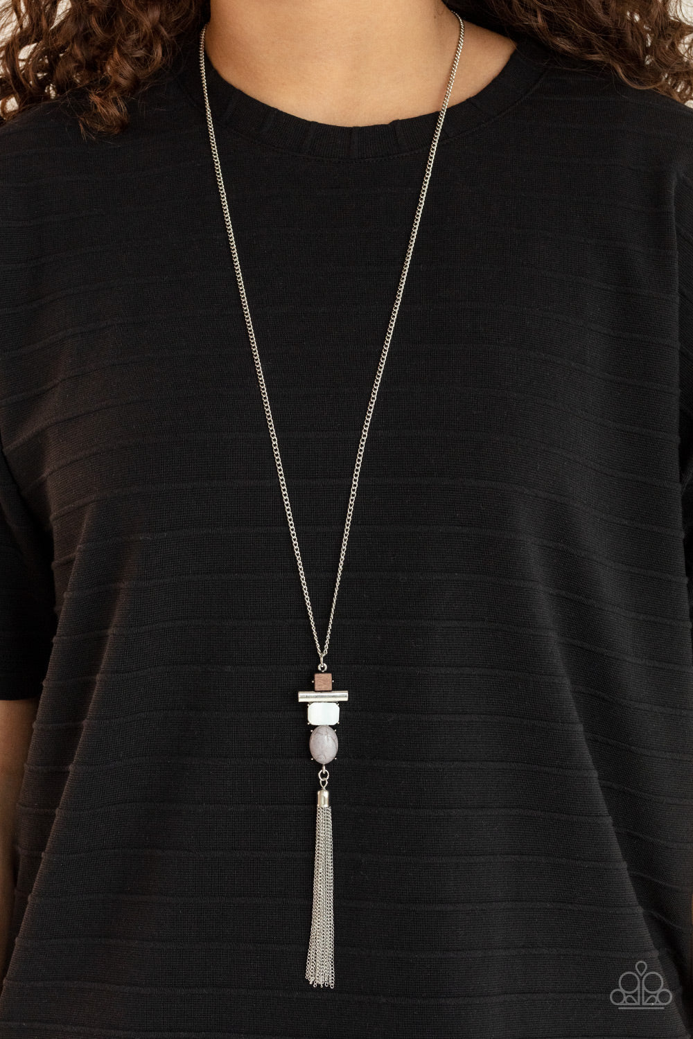 Natural Novice - Silver Paparazzi Necklace