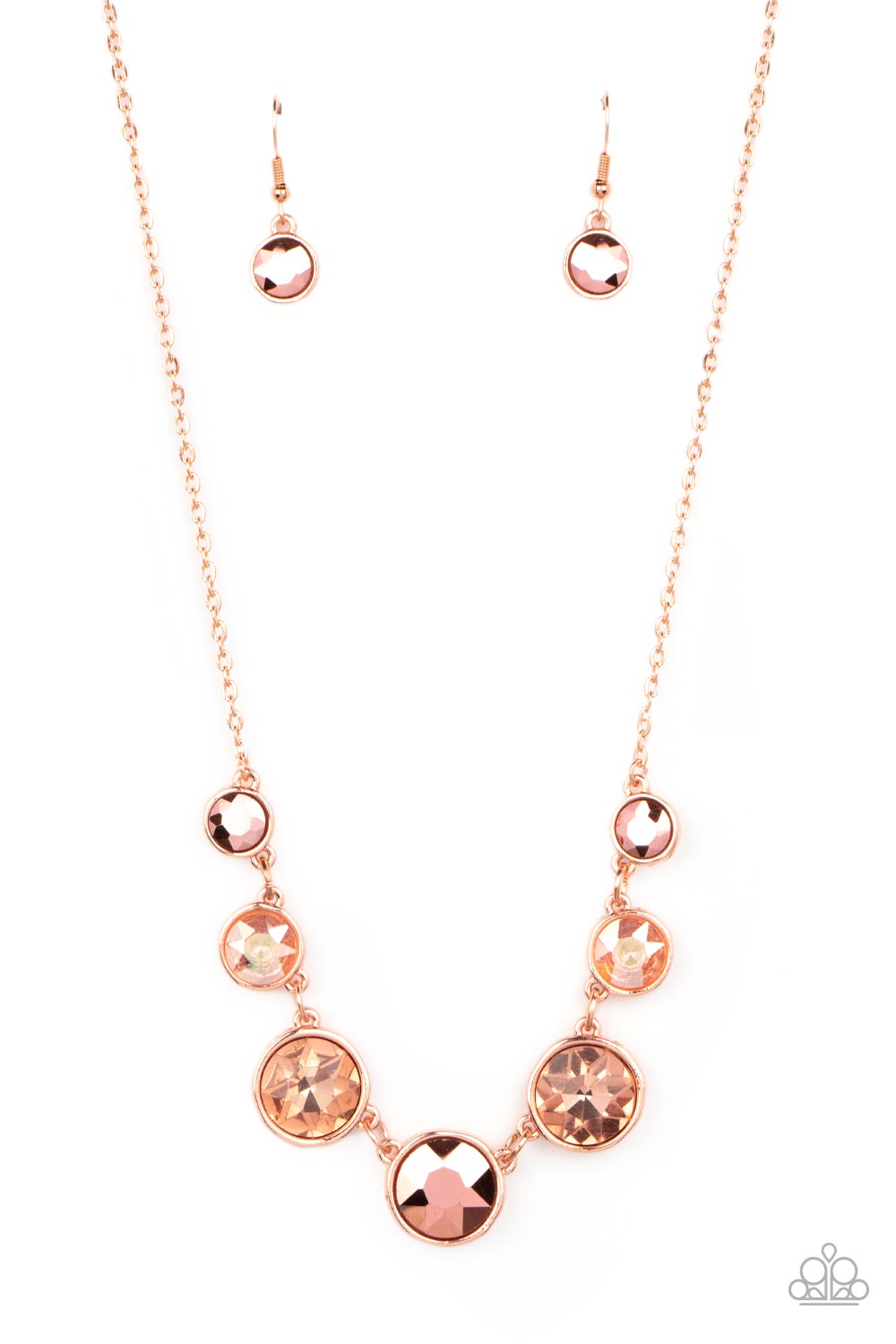 Pampered Powerhouse - Copper Paparazzi Necklace (#4701)