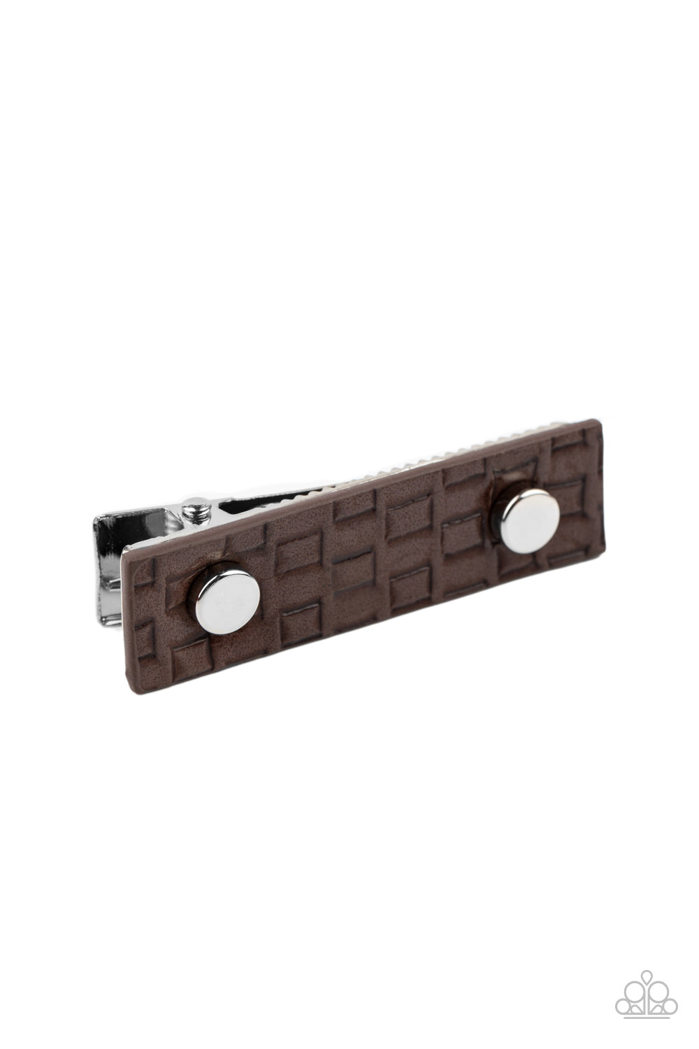 Pleasantly Patterned - Brown Paparazzi Hair Accessories (PZ-573)