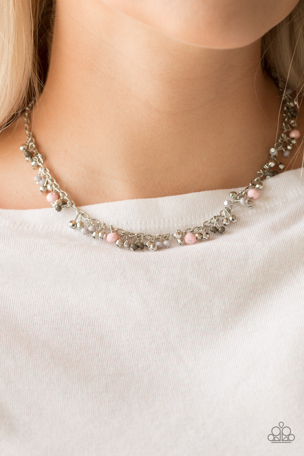 Paparazzi Necklace - Sailing The Seven Seas - Pink (PZ-806)
