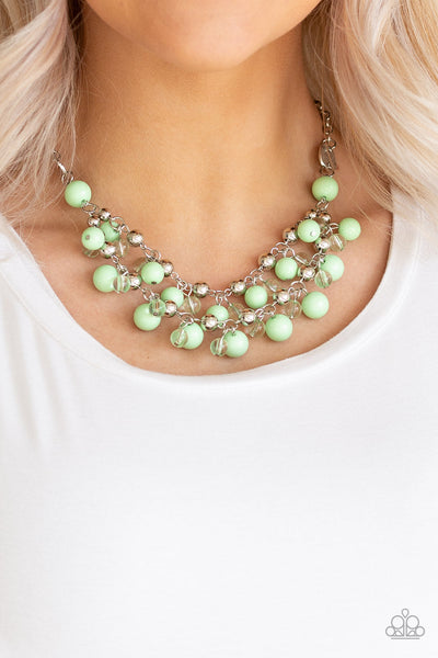 Paparazzi Necklace - Seaside Soiree - Green (#1343)