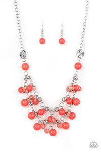 Paparazzi Necklace - Seaside Soiree - Orange (#258)