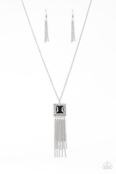 Shimmer Sensei - Black Paparazzi Necklace (PZ-925)