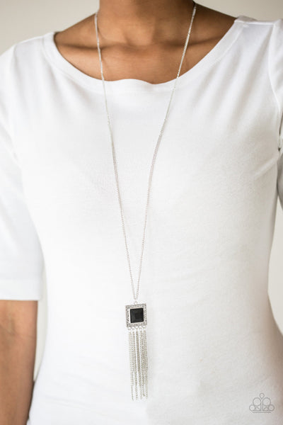 Shimmer Sensei - Black Paparazzi Necklace (PZ-925)