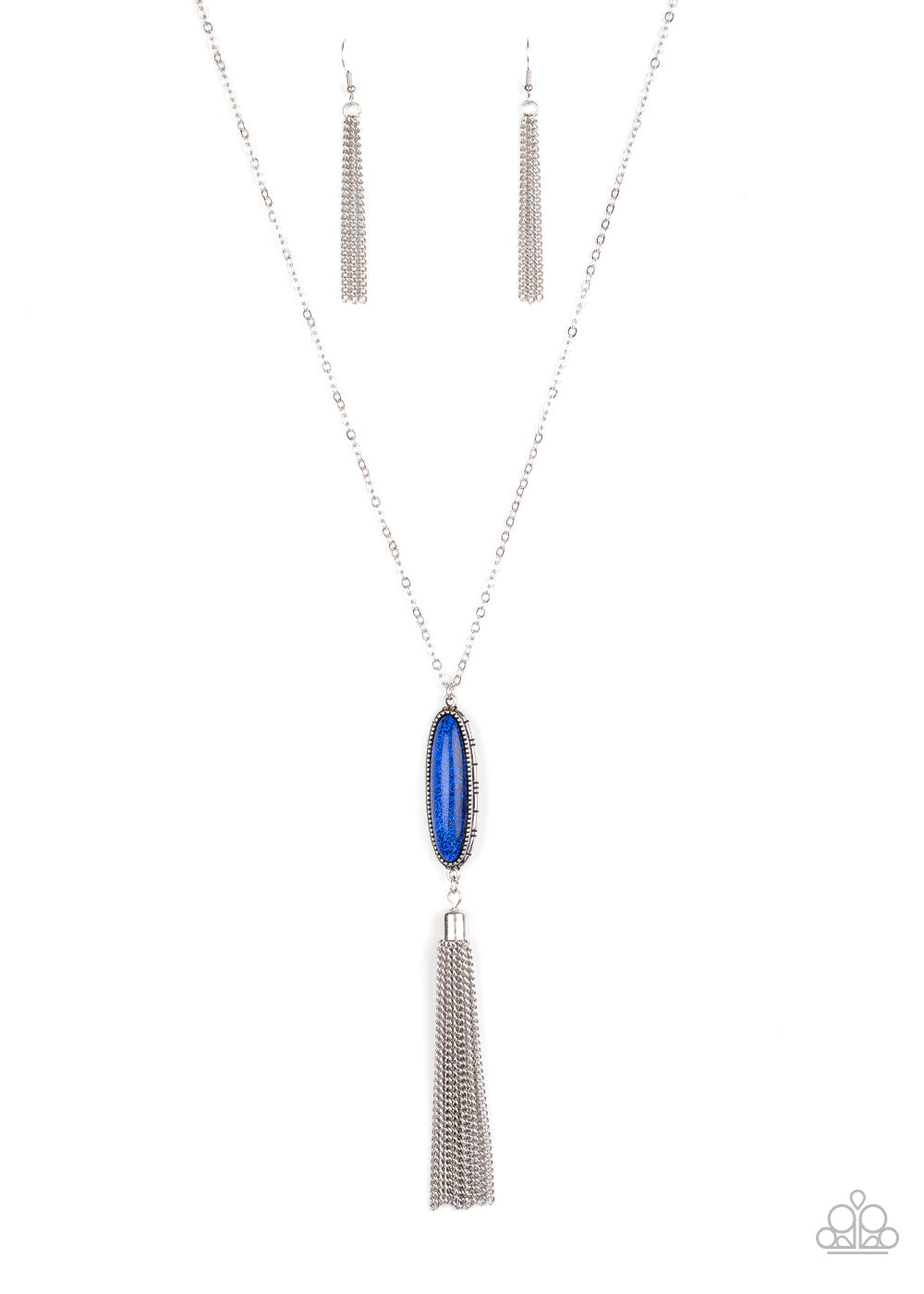 Stay Cool - Blue-Paparazzi Necklace (PZ-932)
